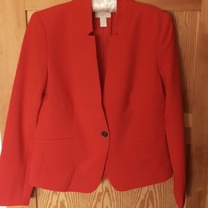 Ann Taylor Loft Orange Blazer